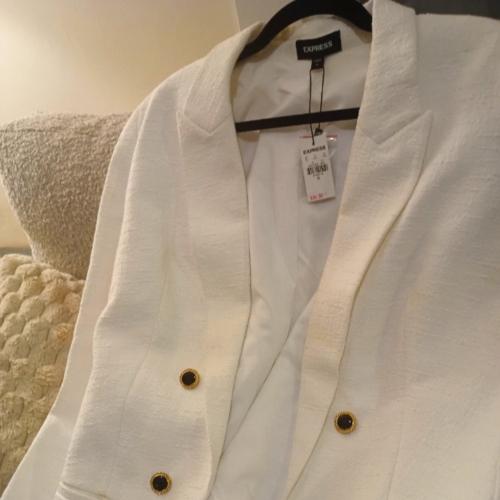 Express Women's White Blazer